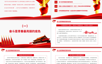 組織中國青年永久奮斗的先鋒力量PPT學習在慶祝中國共產(chǎn)主義青年團成立100周年大會上的重要講話專題黨課