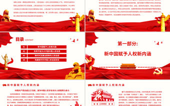 當代中國人權話語的豐富和發展PPT黨政風黨員干部學習教育專題黨課