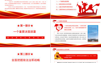 錨定新時代強軍目標貫徹依法治軍戰略提高國防軍隊建設專題黨課