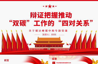 辯證把握推動(dòng)“雙碳”工作的“四對(duì)關(guān)系”PPT精品關(guān)于碳達(dá)峰碳中和專題黨課課件