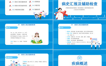 2022妊娠期高血壓護理查房PPT簡約清新護理查房通用PPT