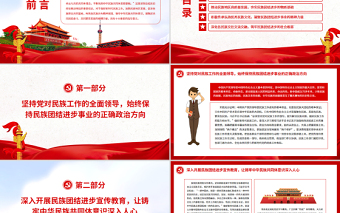 鑄牢中華民族共同體意識推動新時代民族工作高質(zhì)量發(fā)展PPT紅色簡約風(fēng)黨員干部學(xué)習(xí)教育專題黨課