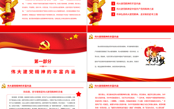 在新征程上傳承弘揚(yáng)好偉大建黨精神PPT黨政風(fēng)黨支部主題黨日專題黨課