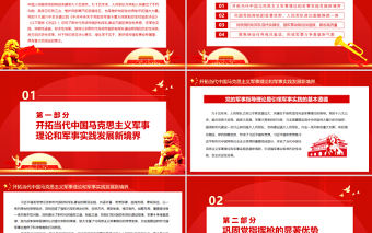開創(chuàng)強(qiáng)軍事業(yè)新局面PPT黨政大氣風(fēng)熱烈慶祝中國人民解放軍建軍95周年專題黨課