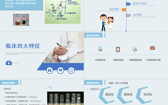 2022肾病综合征护理查房PPT清新创意护理查房通用PPT