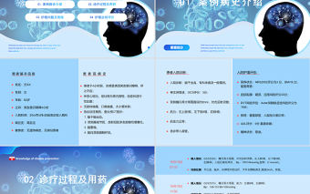 2022腦出血護理查房PPT創(chuàng)意清新護理查房通用PPT