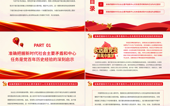 準(zhǔn)確把握新時(shí)代社會(huì)主要矛盾和中心任務(wù)PPT黨政風(fēng)黨員干部學(xué)習(xí)教育專(zhuān)題黨課