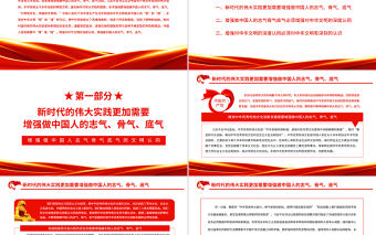 增強(qiáng)做中國人志氣骨氣底氣的文明認(rèn)同PPT黨政風(fēng)黨員干部學(xué)習(xí)教育專題黨課