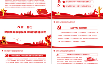 中華文明是中華民族獨(dú)特的精神標(biāo)識(shí)PPT黨政風(fēng)黨員干部學(xué)習(xí)教育專題黨課