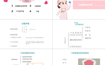 2022分娩期婦女護理產后護理母嬰護理PPT溫馨清新產后護理通用PPT