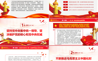 確保黨始終總攬全局協(xié)調(diào)各方PPT紅色黨政風(fēng)學(xué)習(xí)黨百年奮斗歷史經(jīng)驗(yàn)系列談之一堅(jiān)持黨的領(lǐng)導(dǎo)專(zhuān)題黨課課件