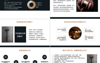 黑金簡約大氣世界法律日介紹 PPT