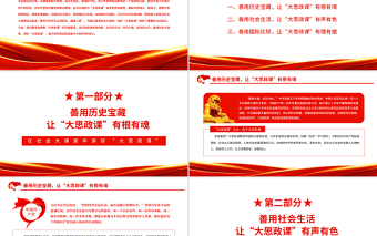 在社會大課堂中講好“大思政課”PPT紅色黨政風(fēng)黨員干部學(xué)習(xí)教育專題黨課課件