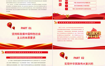 奮進新時代的理論結晶與實踐遵循PPT紅色黨政風深入學習十三屆全國人大五次會議重要講話課件模板