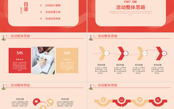 紅色大氣五四青年節青春有為PPT