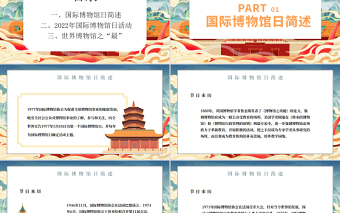 中國(guó)卡通風(fēng)國(guó)際博物館日動(dòng)態(tài)博物館的力量PPT.zip