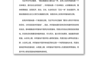 正確認識和把握實現(xiàn)共同富裕的戰(zhàn)略目標和實踐途徑實現(xiàn)共同富裕