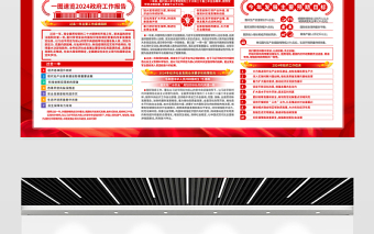 2024兩會(huì)政府工作報(bào)告宣傳欄紅色精美兩會(huì)宣傳展板 2024兩會(huì)政府工作報(bào)告宣傳欄紅色精美兩會(huì)宣傳展板