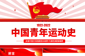 2022党领导中国青年运动史PPT讲解
