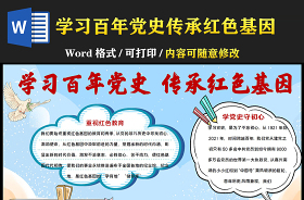 2021百年黨史紅色足跡手抄報內(nèi)容