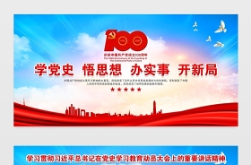 2021建黨100周年展板設(shè)計