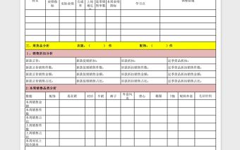 門店經營周報表(正確版)