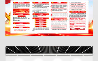 2024黨紀學習教育這樣開展展板紅色大氣加強黨的紀律建設主題教育宣傳欄模板