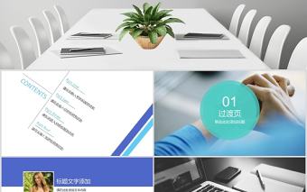 簡約項目計劃書PPT模板