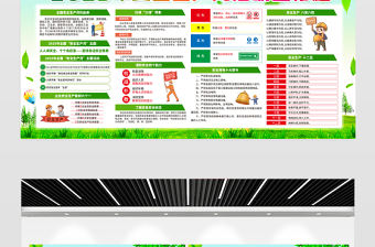 綠色清新2025年6月全國(guó)安全生產(chǎn)月活動(dòng)宣傳欄設(shè)計(jì)模板