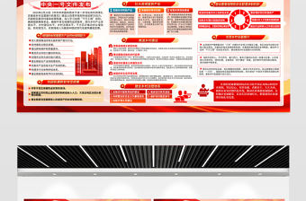 2025中央一號文件展板精美簡潔鄉村全面振興宣傳模板