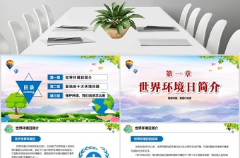 2020世界環(huán)境日宣傳教育PPT