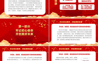 2021請黨放心強國有我PPT紅色莊嚴中小學少先隊開學第一課愛國主義教育集體致獻詞課件