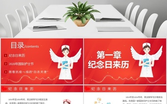 2020最美天使512國際護(hù)士節(jié)PPT模板