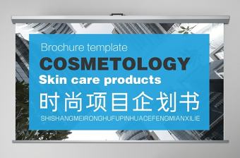 歐美風時尚項目企劃書商業(yè)計劃書PPT模板