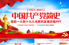 2021学习中国共产党简史 发言材料ppt