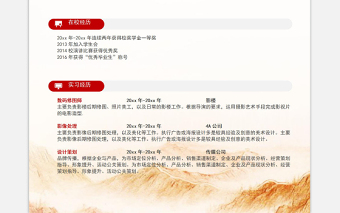 大氣簡潔入黨預(yù)備黨員轉(zhuǎn)正簡歷模板下載