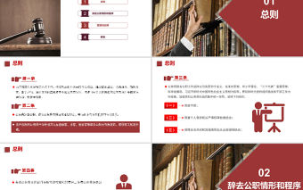 2021公務員辭去公職規定PPT學習解讀黨課課件