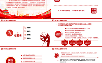 2023第二批主題教育知識點PPT把學習貫徹習近平新時代中國特色社會主義思想不斷引向深入黨課課件