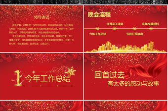 2021牛年新征程年終頒獎典禮公司年會PPT模板