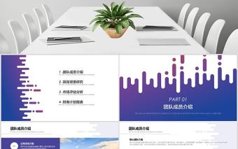 2020互聯(lián)網(wǎng)創(chuàng)業(yè)計劃書PPT模板