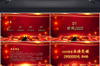 2021牛年揚帆起航再創(chuàng)輝煌年會頒獎企業(yè)總結(jié)大會PPT