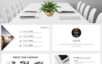 高端融資商業(yè)計劃書PPT模板