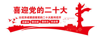 2022喜迎黨的二十大文化墻簡潔黨員活動室黨建長廊文化墻模板