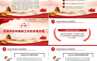 扎實(shí)推動(dòng)機(jī)構(gòu)編制工作高質(zhì)量發(fā)展PPT紅色黨政風(fēng)2022黨員干部學(xué)習(xí)教育專(zhuān)題黨課課件
