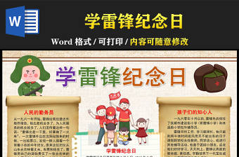 2023學(xué)雷鋒紀念日手抄報創(chuàng)意復(fù)古插畫風(fēng)三月五日學(xué)習(xí)雷鋒紀念日電子小報模板