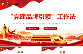 2022黨建品牌成果匯報ppt