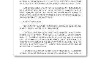 爭做五個模范學習體會及個人自查報告