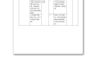 崗位廉潔風(fēng)險(xiǎn)防控一覽表（崗位名稱：黨委副書(shū)記）