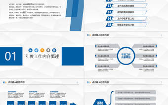 2024新年計劃工作匯報總結PPT模板簡約商務風
