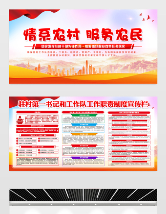駐村工作隊工作職責(zé)制度展板精美創(chuàng)意切實發(fā)揮駐村干部先鋒作用統(tǒng)籌抓好脫貧攻堅任務(wù)落實宣傳欄